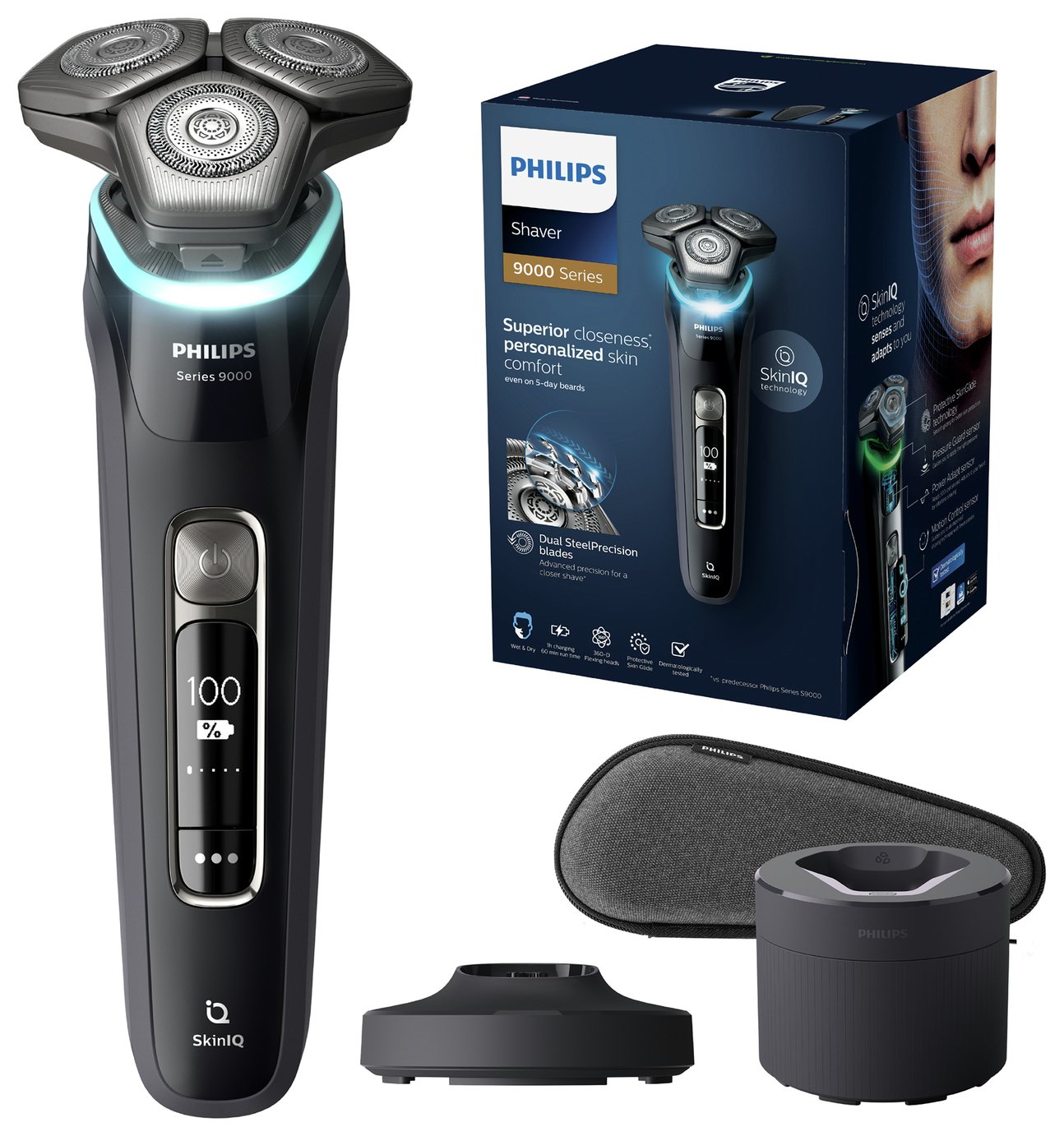 Philips Series 9000 Wet and Dry Electric Shaver S9986/55