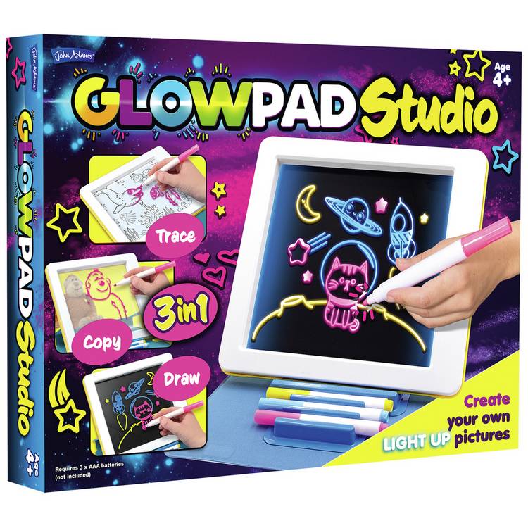 John Adams Glowpad 3 in 1 Drawing Studio  0