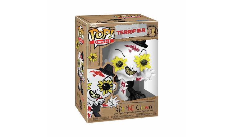 Art the Clown POP Doodles Demien Leone's Terrifier 4.6 Inch Action Figures