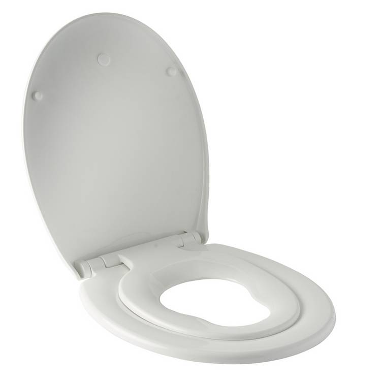 Bemis Reybridge Family 2-in-1 Toilet Seat - White 0