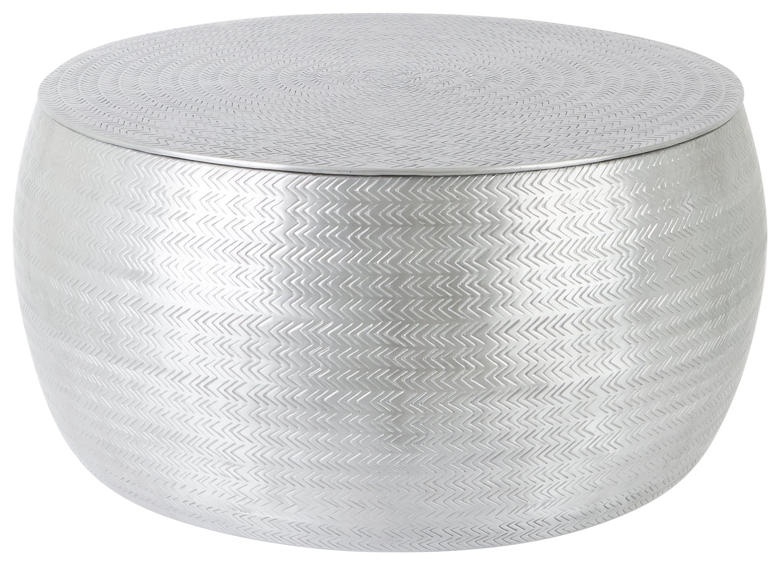 Habitat Sona Round Coffee Table - Silver