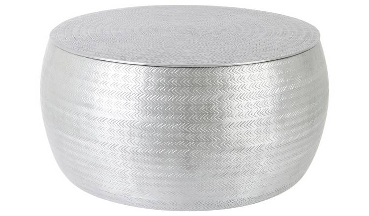 Silver store cocktail table