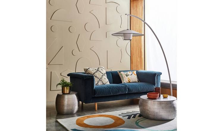 Habitat Sona Round Coffee Table - Silver