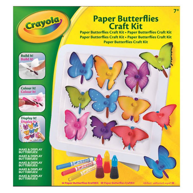 Crayola Paper Butterfly Craft Kit 0