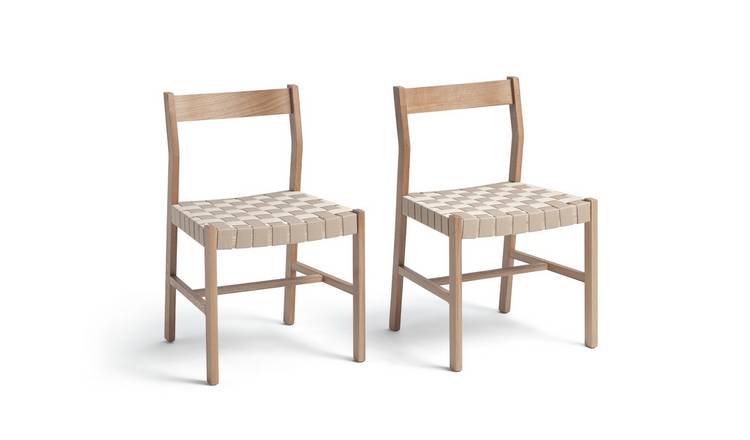 Argos wooden best sale dining chairs