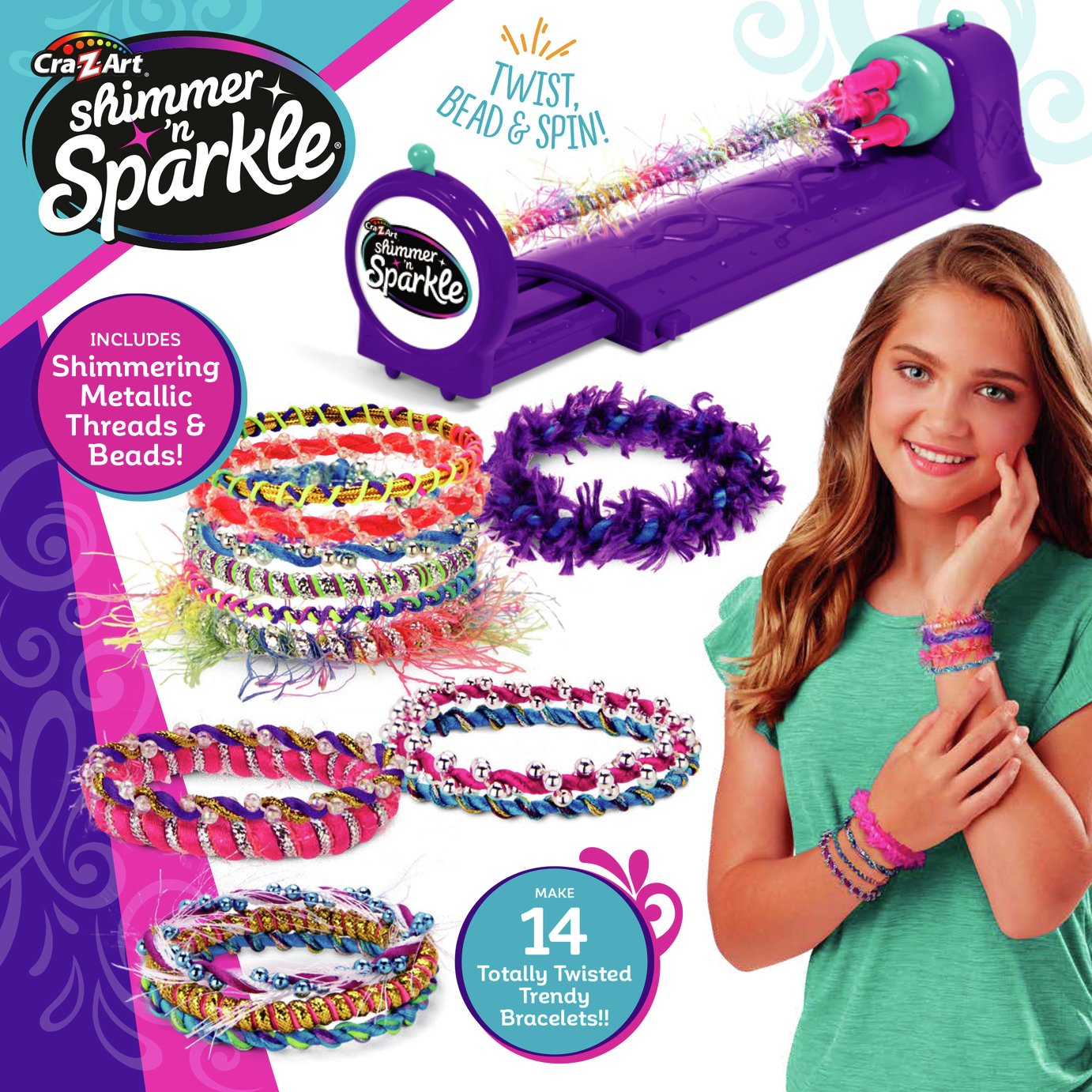 Shimmer N Sparkle Twist N Wear Bracelet Maker