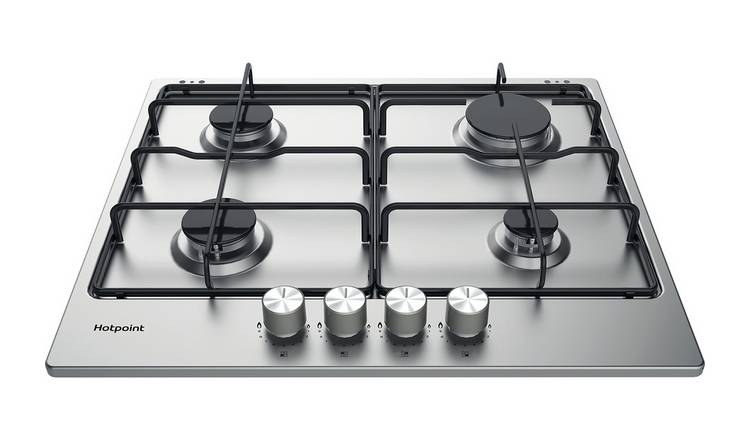 Hotpoint PPH60PFIXUK Gas Hob - Stainless Steel