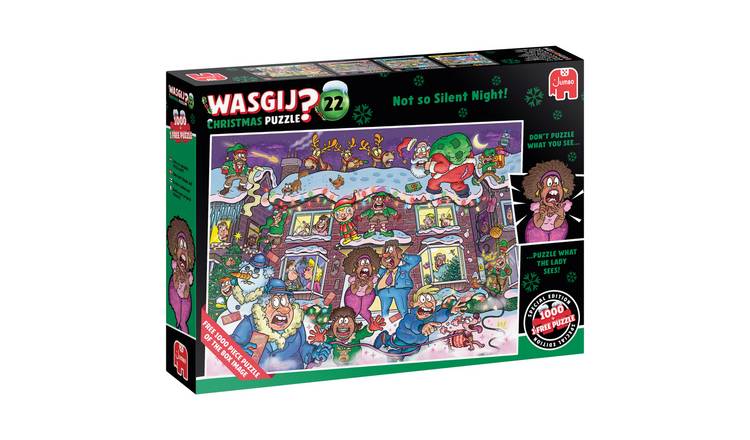 Wasgij Christmas 1000 Pieces Jigsaw Puzzle - Pack of 2