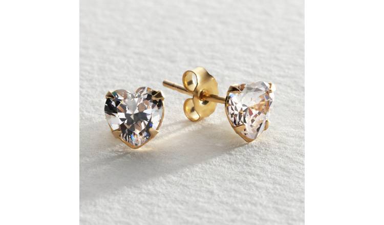 Argos gold clearance stud earrings