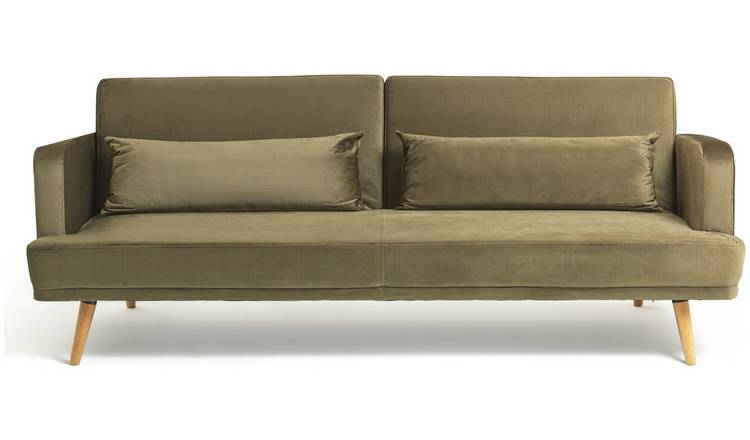 Sage shop velvet sofa