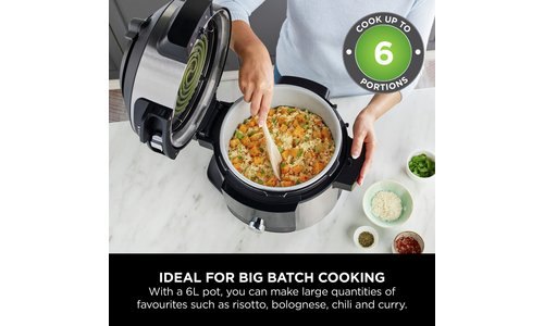 Ninja Foodi 11-in-1 SmartLid 6L Multi Cooker and Air Fryer