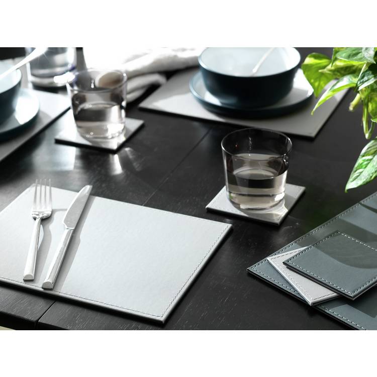 Habitat Faux Leather Set of 4 Placemats and Coasters Set 0