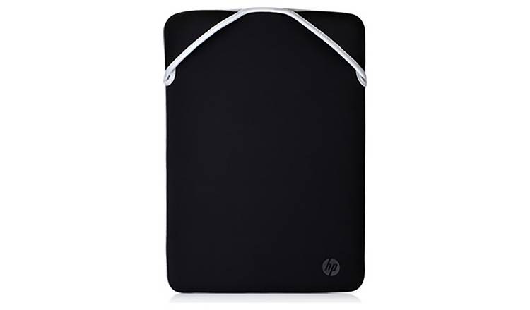 HP 15.6 Inch Reversible Laptop Sleeve - Black & Silver