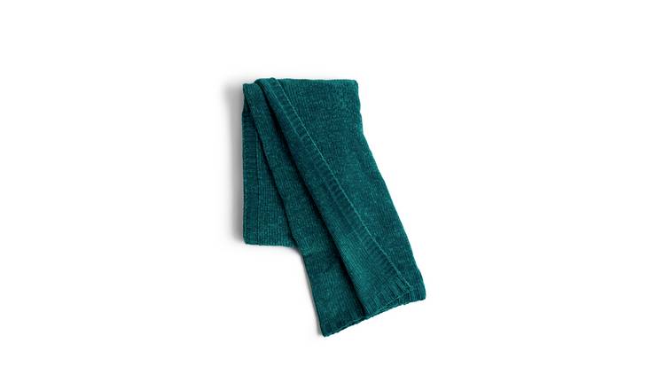 Buy Habitat Chenille Throw Teal Blue 125x150cm Blankets and