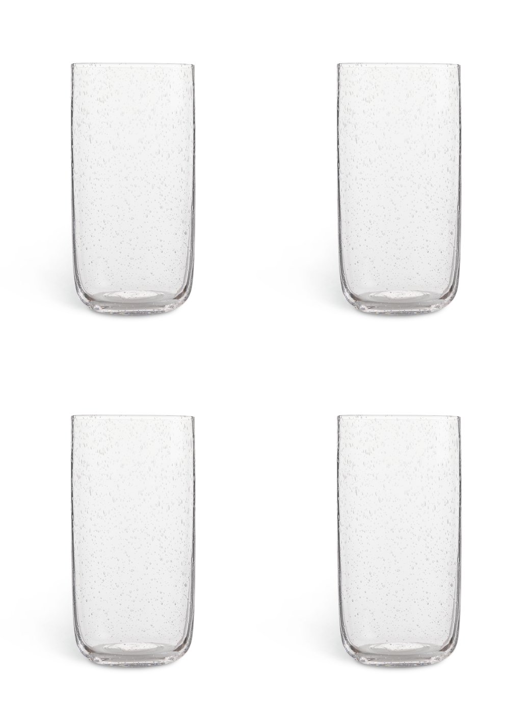 Habitat Bubble Set of 4 Hi Ball Glasses