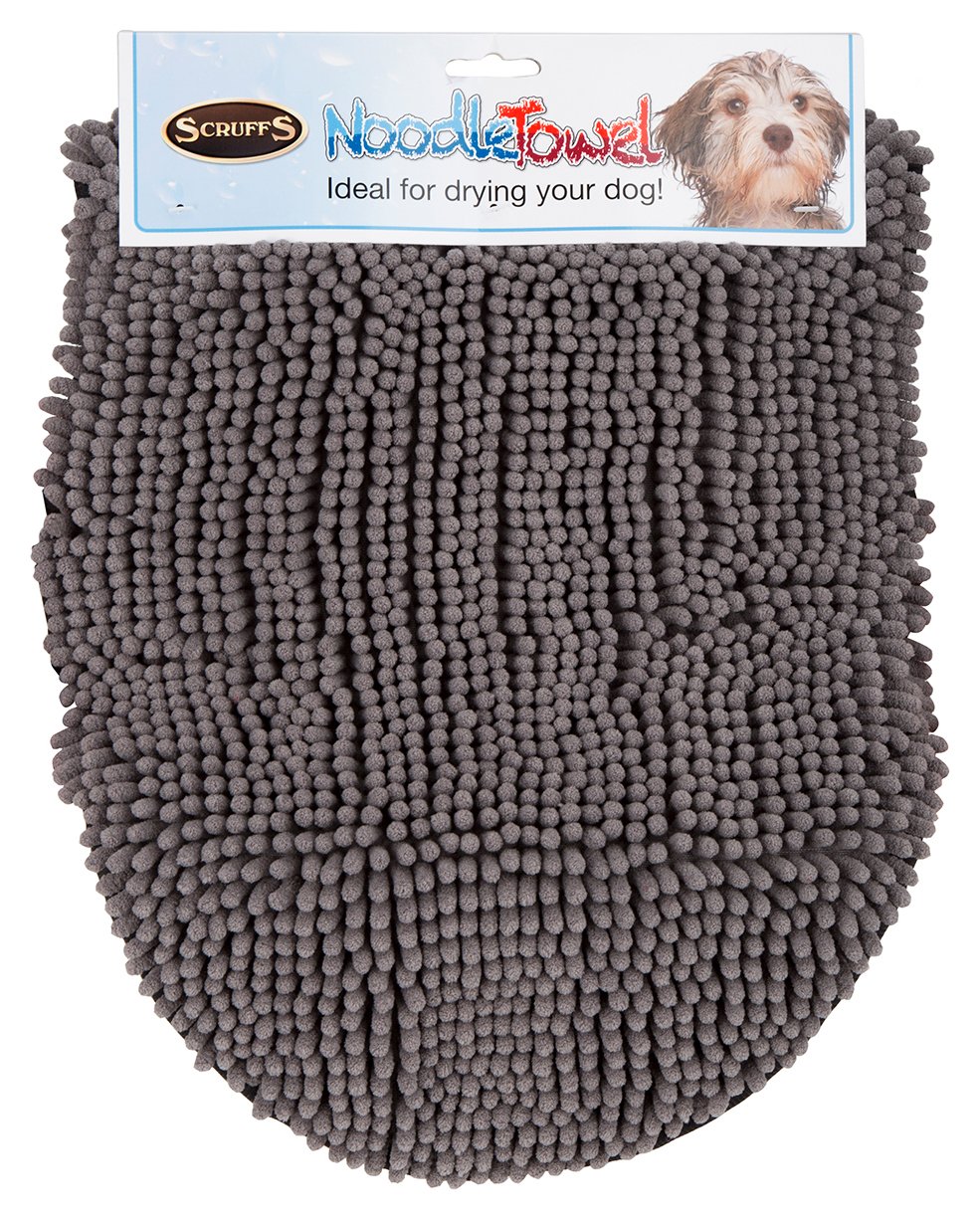 Scruffs Noodle Pet Drying Towel - Grey