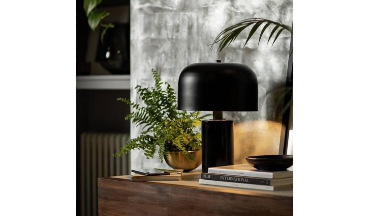 Argos black outlet table lamp