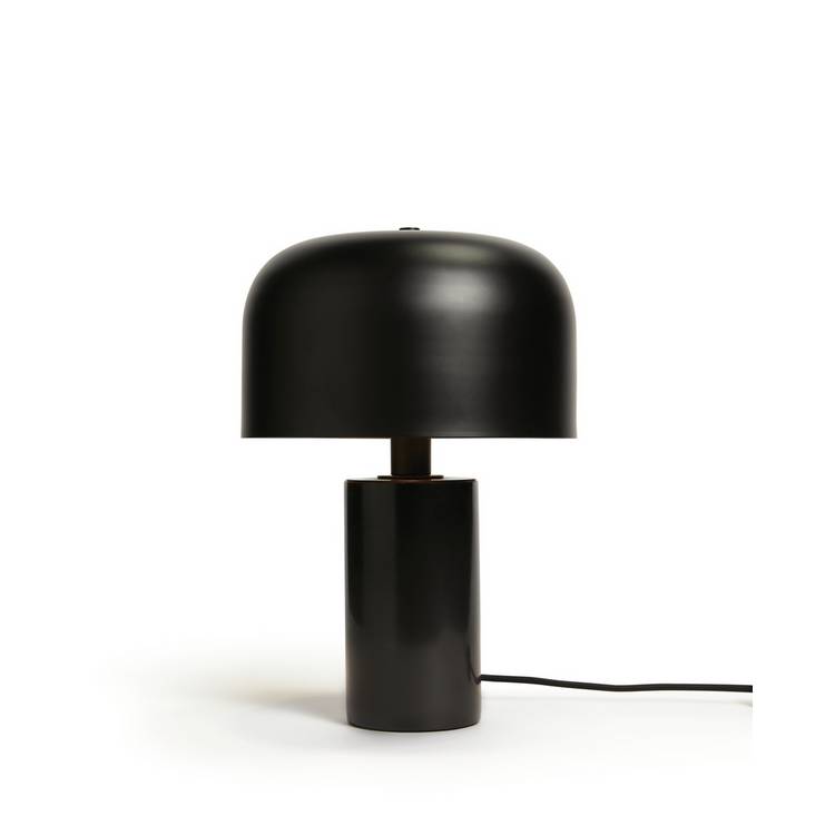 Habitat Marble Table Lamp - Black 0