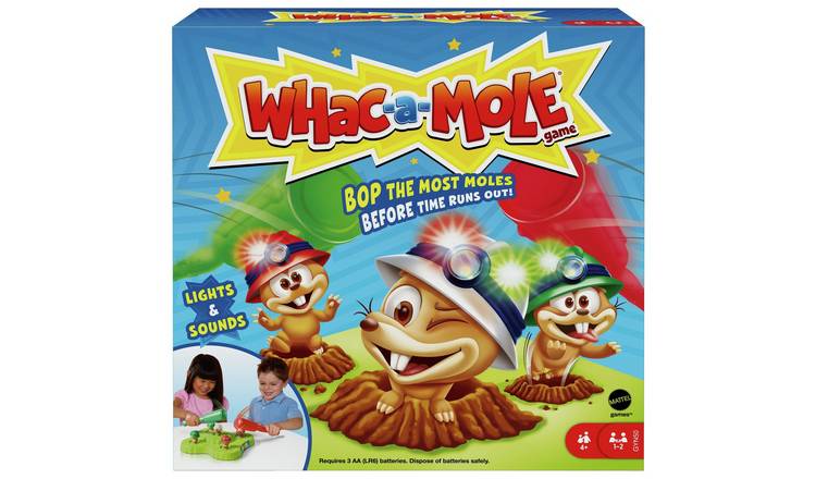 Whac-A-Mole Kids Arcade Game with Mallets & Lights & Sounds