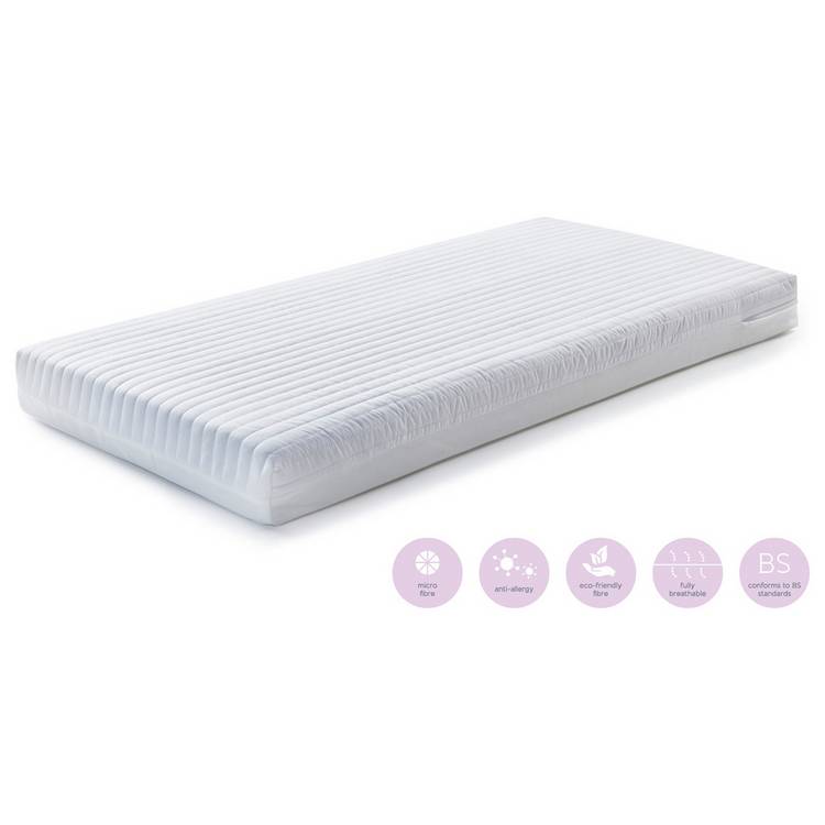 Baby Elegance 120 x 60 cm Microfibre Cot Mattress 0