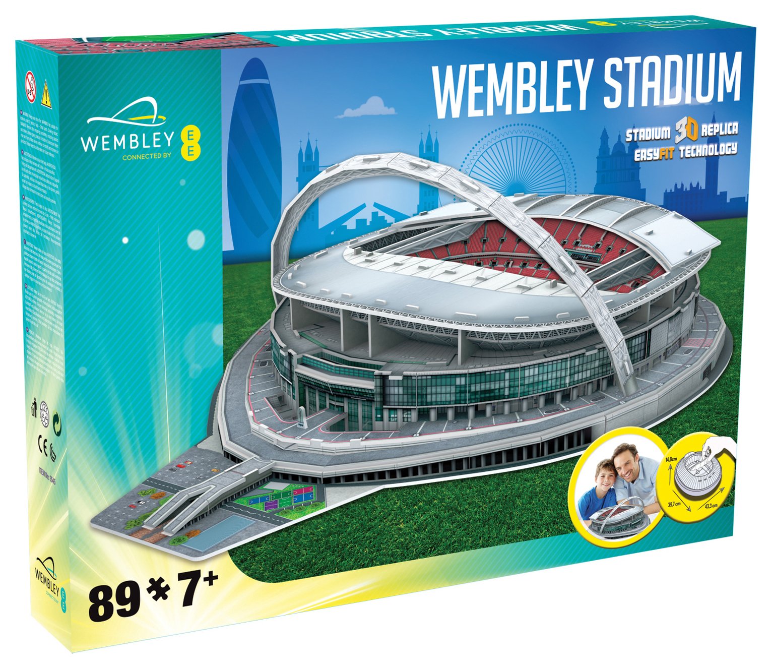 Wembley FA Football Stadium 3D Model Kit Puzzle