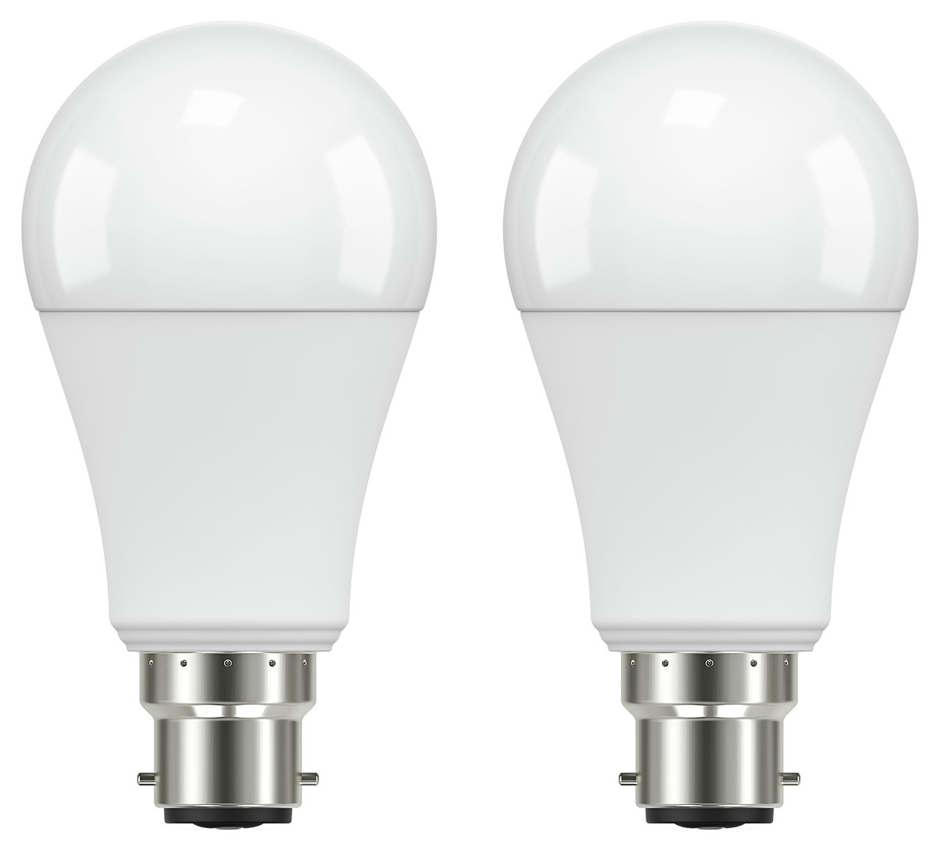 Argos Home 9.6W LED BC Light Bulb - 2 Pack 