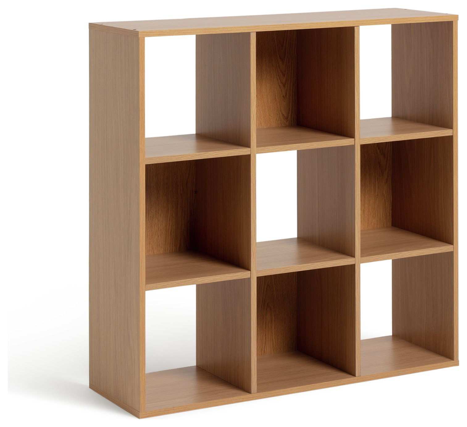 Habitat Squares 9 Cube Storage Unit - Oak Effect