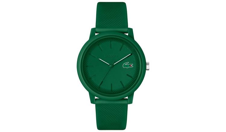 Buy Lacoste Men's 12:12 Green Silicone Strap Watch | Men's watches | Argos