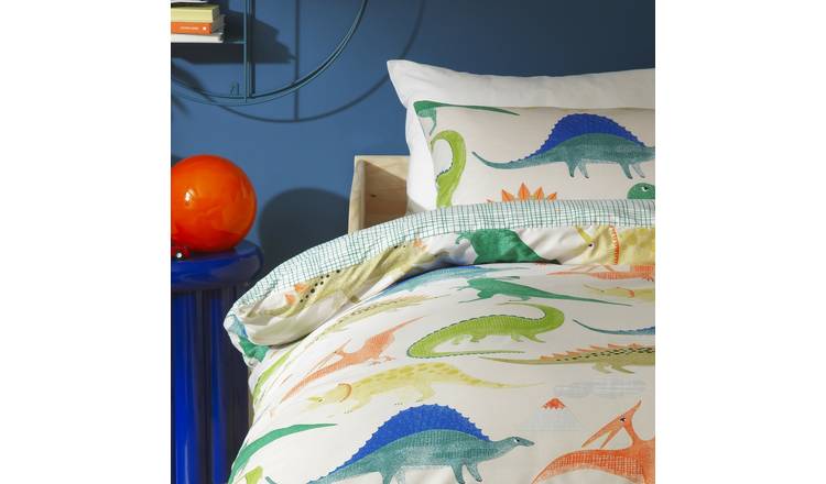 Habitat Kids Dino Multicolour Bedding Set - Toddler