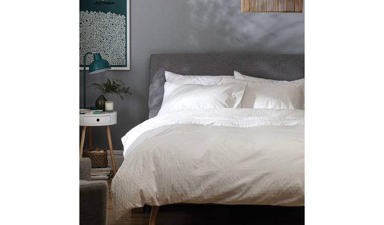 White deals seersucker bedding