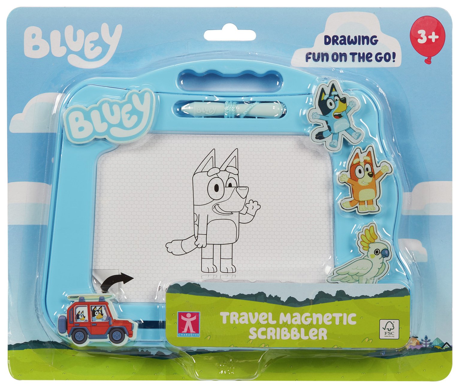 Bluey Travel Magnetic Scribbler