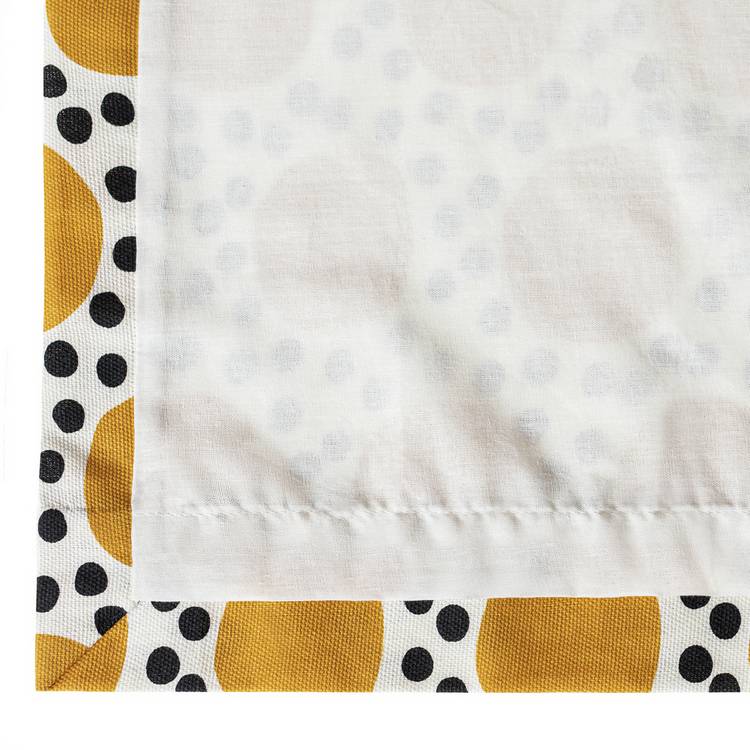 Habitat Sunshine Geo Print Eyelet Curtains - Yellow 0