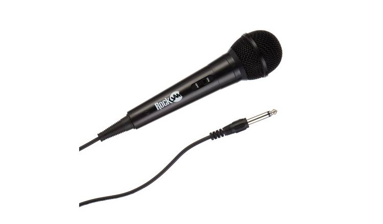 Buy RockJam RJMC303 BK Wired Microphone Black Karaoke microphones Argos