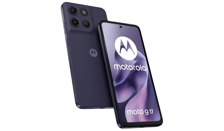 SIM Free Motorola g17 128GB AI Mobile Phone - Evening Blue