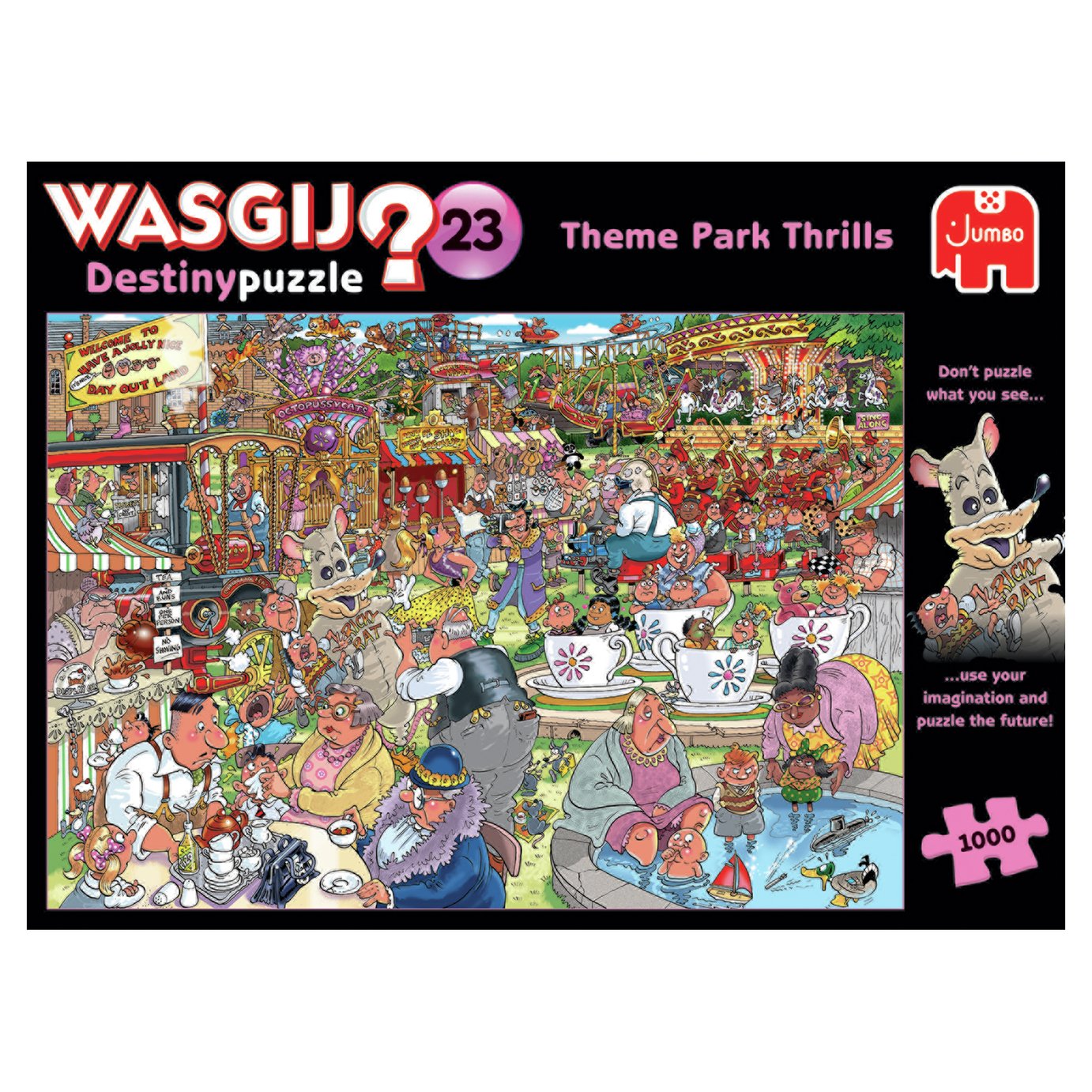 Wasgij Destiny 23 Theme Park Thrills 1000Piece Jigsaw Puzzle