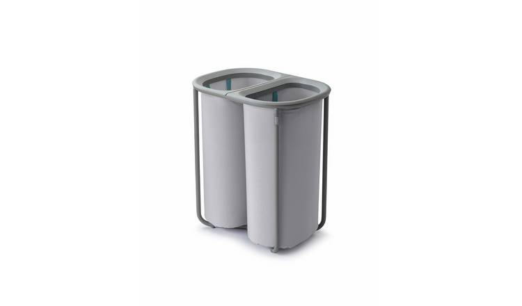 Joseph Joseph Duo 80L Easy Empty Laundry Basket - Grey