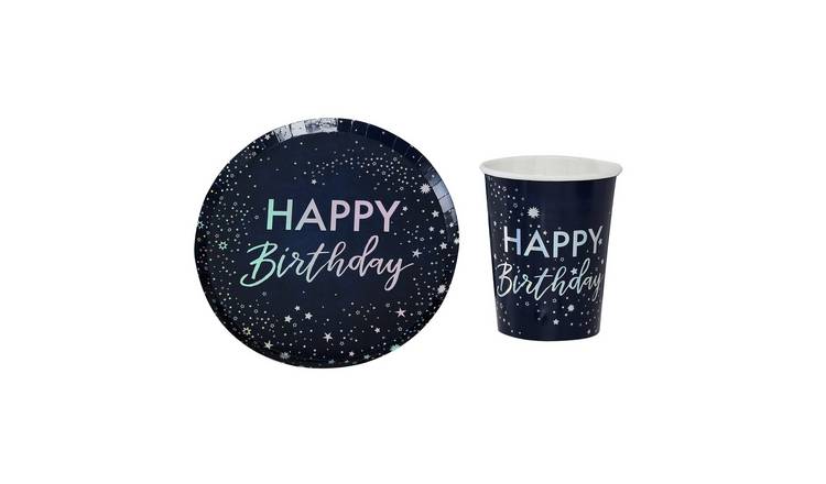 Buy Ginger Ray Navy Birthday Bundle Party decorations and supplies