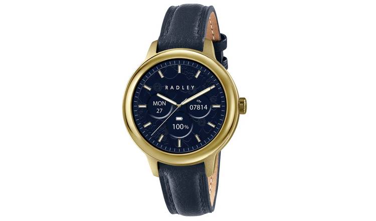 Radley Series 59 Navy Leather Strap Smart Watch