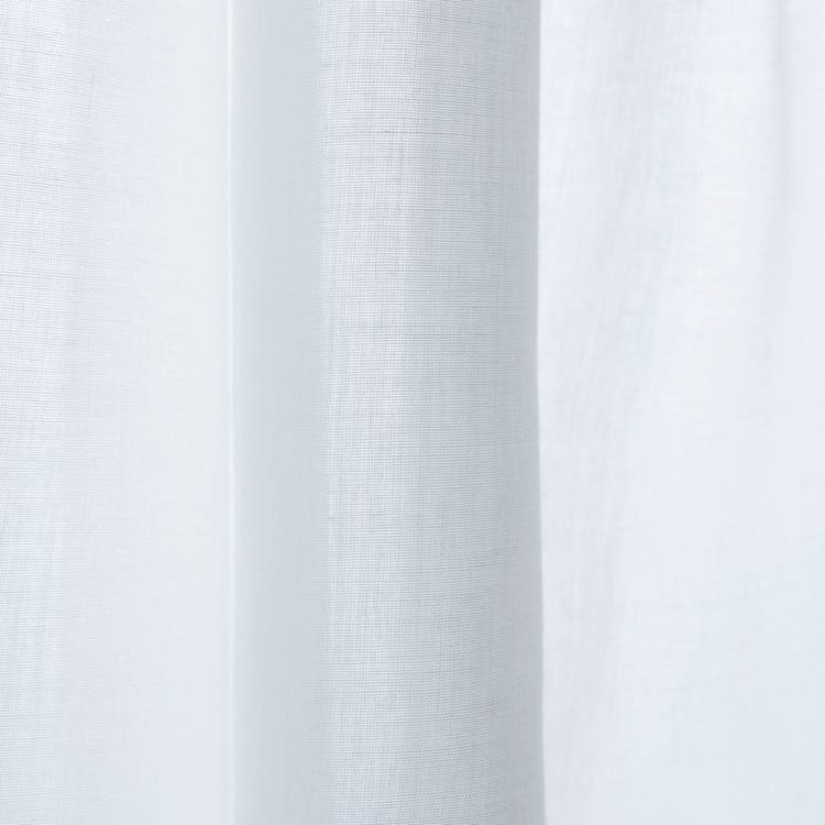 Habitat Plain Voile Curtains Panel - White 0