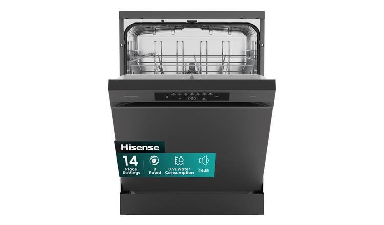 Hisense HS642B90B Full Size Dishwasher - Black