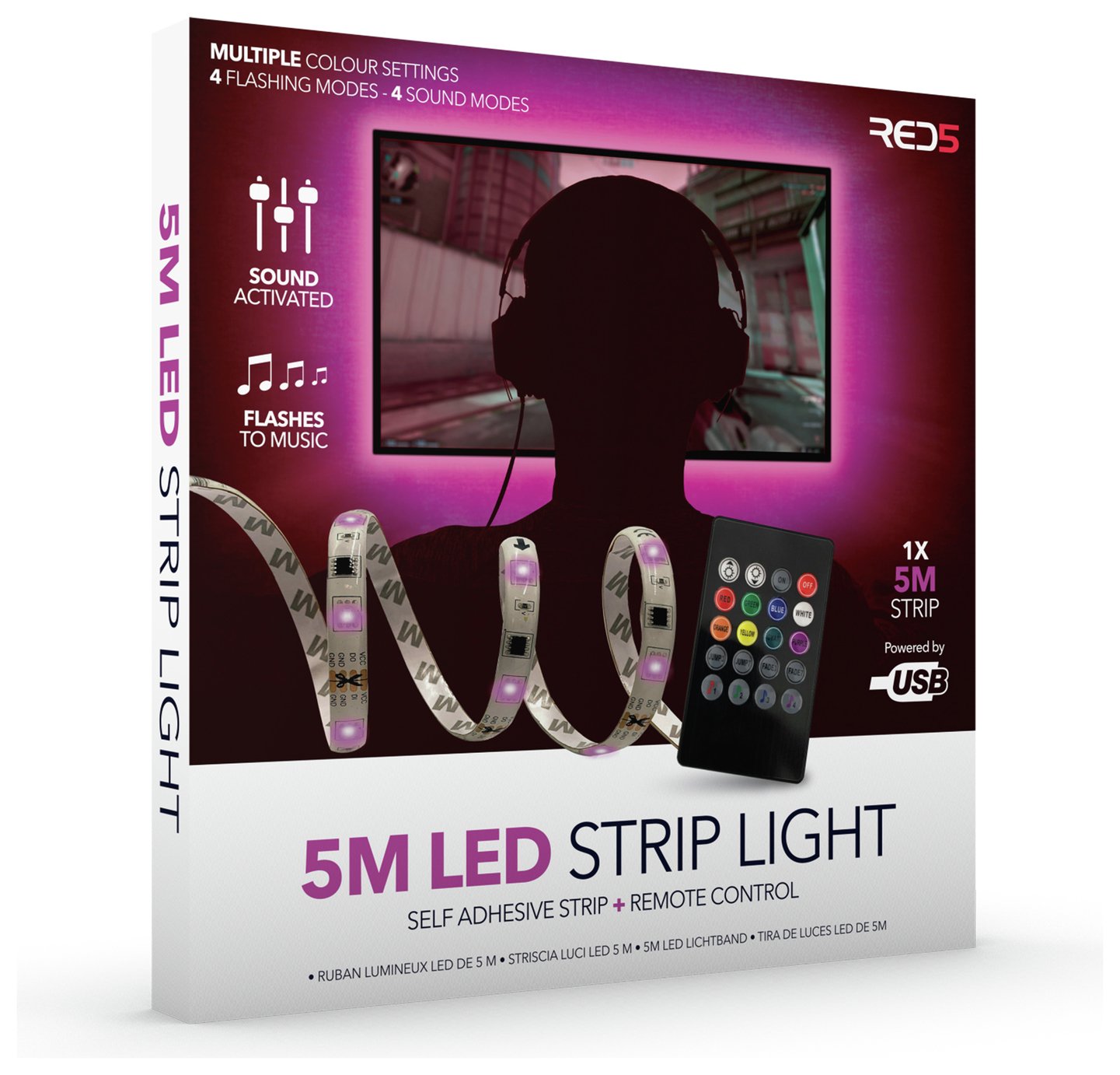 Red5 LED Strip Lights -5m