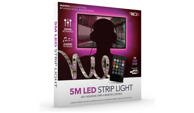 20m led strip on sale lights argos