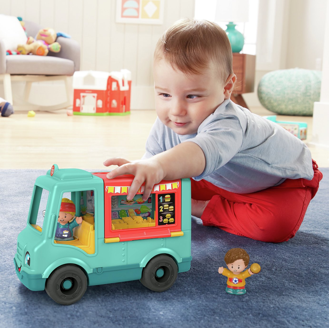 Fisher-Price Little People -Burger Truck Playset & 2 Figures review