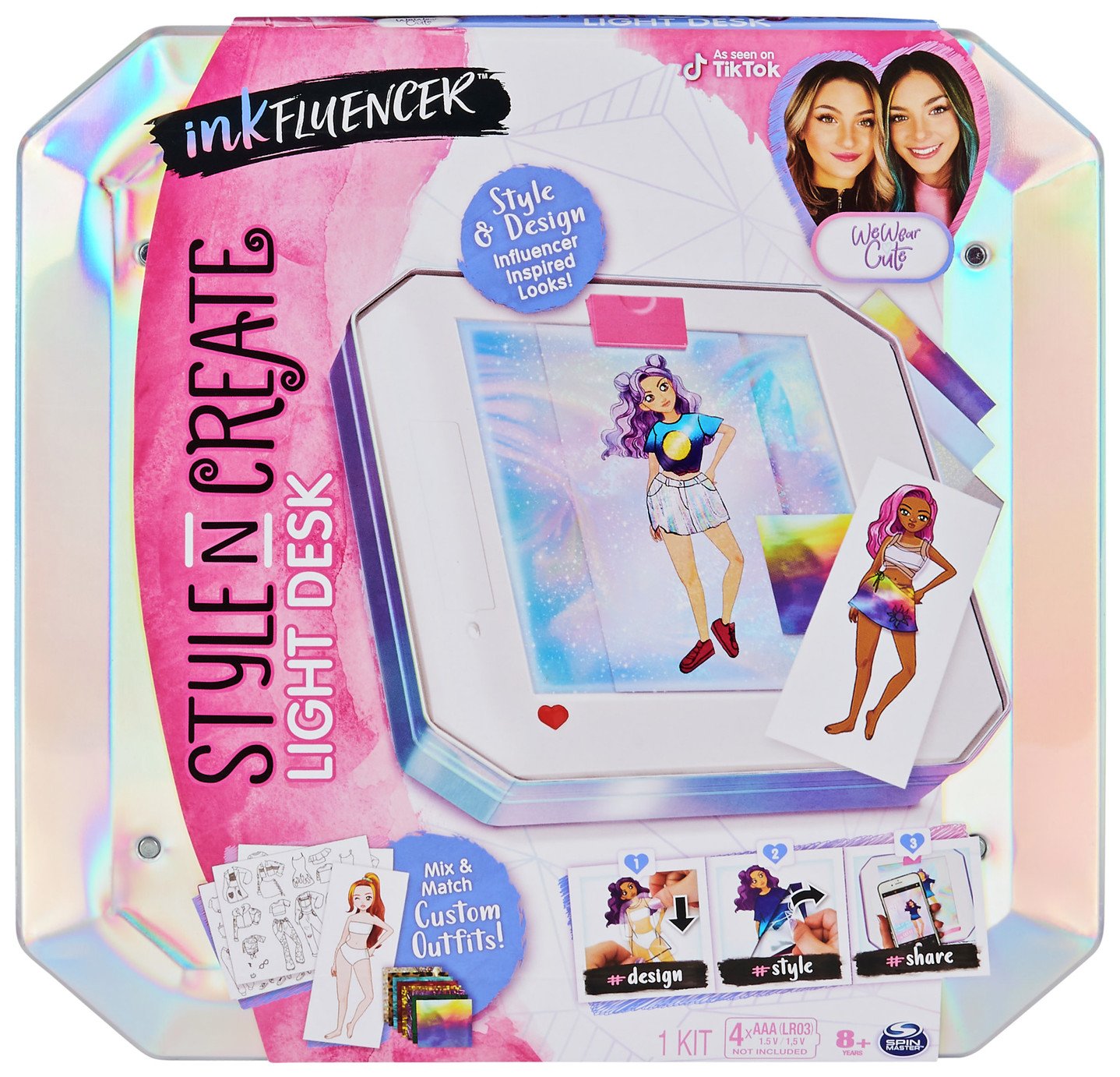 Cool Maker inkFluencer Style N Create Light Desk Kit review