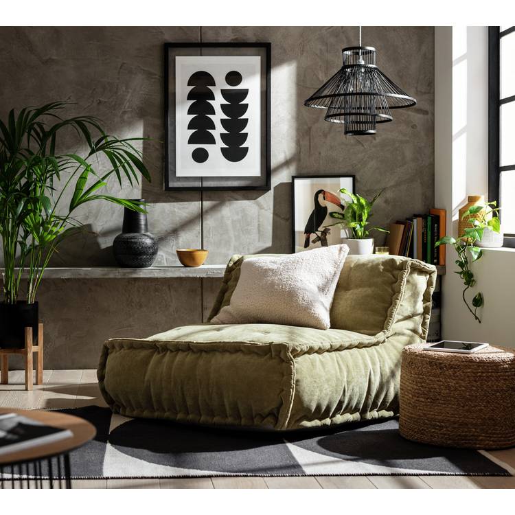 Kaikoo Estelle Quilted Bean Bag - Green 0