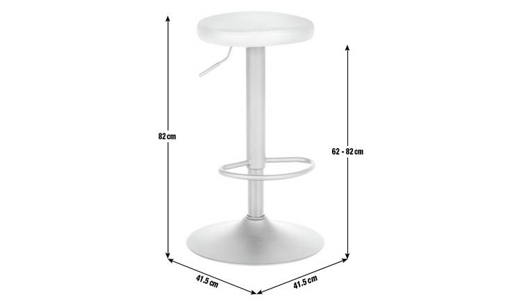 Stool with wheels online argos