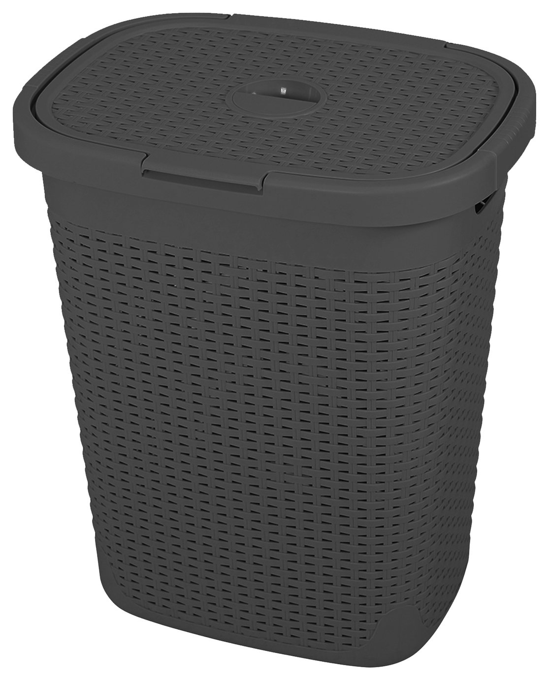 Addis Rattan 50 Litre Laundry Basket - Charcoal