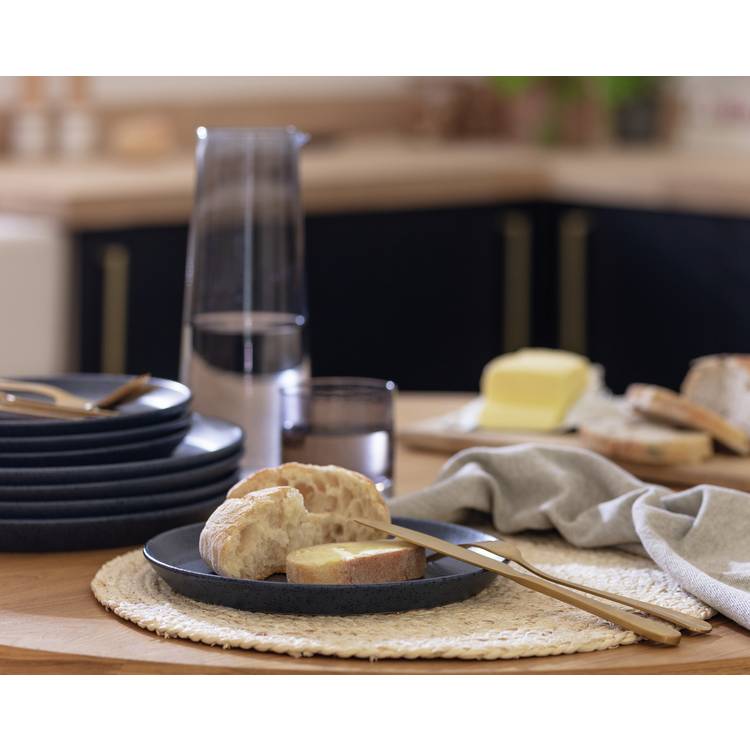 Habitat Addison 4 Piece Stoneware Side Plate - Blue 0