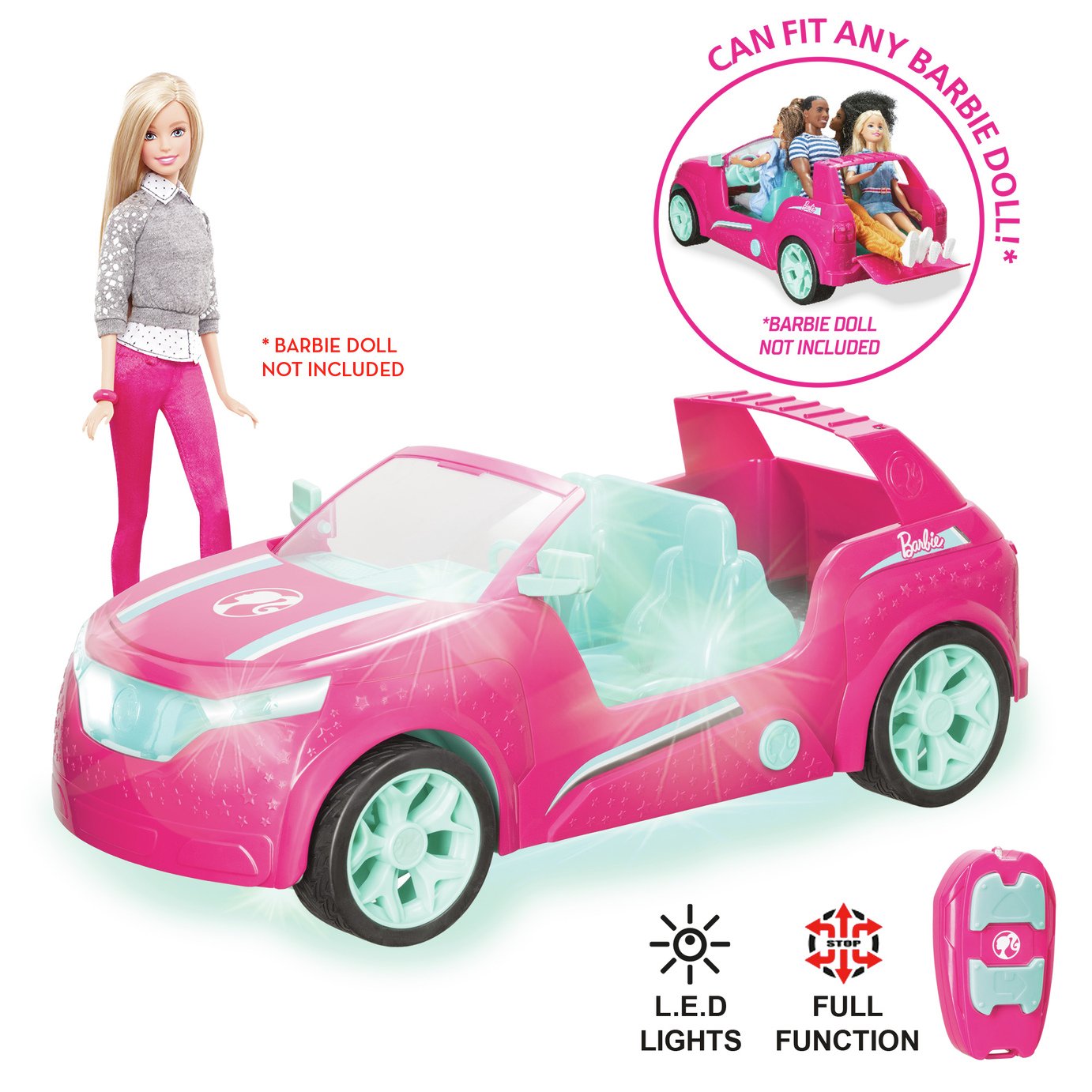 barbie full function dream car argos