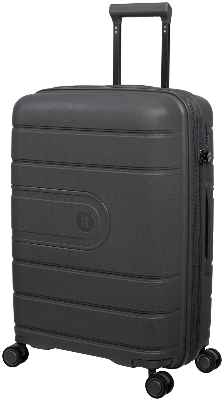 IT Eco Friendly 8 Wheel Medium Case-Metal Grey